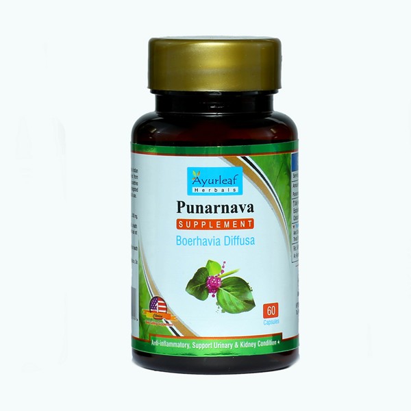 Ayurleaf Herbals Punarnava - Anti-Inflammatory Herbal Supplement