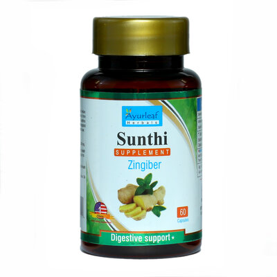 Ayurleaf Herbals Sunthi and Active Stomach Care Herbal Supplement